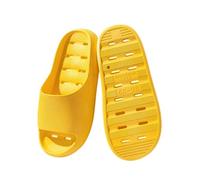 Pantofole da Casa Pantofole da casa che perdono fondo spesso uomo donna estate bagno coppia antiscivolo sandali interni con fondo morbido pantofole all'esterno Ciabatte da Doccia(Yellow,40-41)