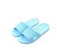 Pantofole da Casa Personalità della moda Pantofole da casa Bagno estivo da donna Sandali tinta unita da uomo Pantofole da bagno casual for la casa Pantofole con una sola parola Ciabatte da Doccia(Blue
