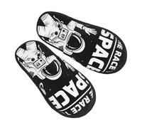 Pantofole Da Casa The Race To Space Pattern Ciabatte Da Viaggio Portatili Leggero Ciabatte Per Invernali Uomo Autunno M