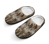 Pantofole Da Casa Three English Foxhounds Scarpe Per Spa | Pantofole Calde Portatili Ciabatte Per Hotel Invernali Uomo