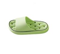 Pantofole da doccia da donna antiscivolo scarpe da bagno estive per interni pantofole da casa ad asciugatura rapida calzature per la casa da uomo viola, Verde, 7-7.5