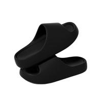 pantofole da doccia da donna Ciabatte da donna alla moda, estive, uomo, concise, casual, con suola spessa in EVA, infradito spiaggia, for esterni e interni, doccia Per quotidiano(Black,42-43)