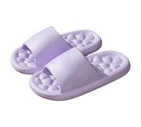 Pantofole da doccia da donna, leggere, 40 pezzi, morbide, leggere, con agopressione, per massaggio, resistenti all'usura, scarpe da doccia piatte per l'estate e la spiaggia, Lilla, 40 EU