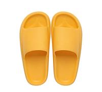 Pantofole da doccia unisex, antiscivolo, con suola spessa, per spiaggia, estive, casual, comode, traspiranti, per la casa, per doccia, piscine, Giallo, 40 2/3 EU