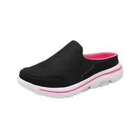 Pantofole da donna casual estive slip-on sandali da passeggio comodi traspiranti pantofole in rete scarpe senza schienale zoccoli senza schienale zoccoli muli indoor outdoor casual casa scarpe unisex