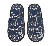 Pantofole Da Donna Cherry On Navy Moda Ciabatte Calde Scarpe Da Camera Per Campeggio Uomo Viaggi M