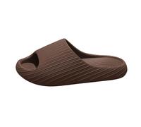 Pantofole da donna con fondo spesso per l'estate per interni e casa, non coppia esterna che indossa sandali pantofole pantofole calzini da donna lavabili, Caff, 39 EU