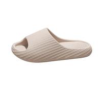 Pantofole da donna con fondo spesso per l'estate per interni e casa, non coppia esterna che indossa sandali pantofole pantofole calzini da donna lavabili, cachi, 39 EU