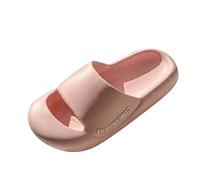 Pantofole da donna con orso in peluche pantofole da donna alla moda con massaggio alla moda pantofole da bagno perdite ad asciugatura rapida comode pantofole da donna gufo pantofole taglia 11, Rosa a