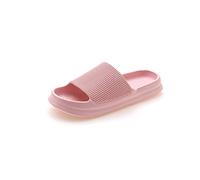Pantofole da Donna con Piattaforma Spessa Pannelli da Bagno da Bagno da Donna Uomo in Modo Morbido Sola Piscina per Interni Sandali Estivi flopspink Non Flip Slip, 42-43