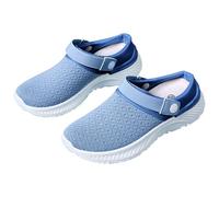 Pantofole da donna, da giardino, estive, da spiaggia, da spiaggia, per la salute, traspiranti, in rete, per il tempo libero, morbide e antiscivolo, Blu, 39 EU