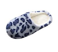 Pantofole da donna, da uomo, invernali, calde, comode, antiscivolo, morbide e confortevoli, foderate per la casa morbida, grigio, 41 EU