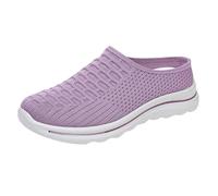Pantofole da donna da uomo, scarpe da giardino in rete traspirante, per spiaggia, estate, senza schienale, zoccoli senza schienale, zoccoli per interni ed esterni, comodi, casual, per la casa, per