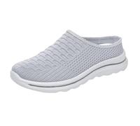 Pantofole da donna da uomo, scarpe da giardino in rete traspirante, per spiaggia, estate, senza schienale, zoccoli senza schienale, zoccoli per interni ed esterni, comodi, casual, per la casa, per