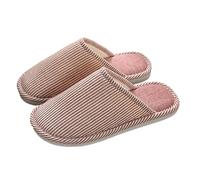 Pantofole da donna da uomo - scarpe piatte morbide pantofole interne leggere casual pantofole in lino in cotone tinta unita pantofole all inclusive moda scarpe comfort donna, rosso, 36 EU