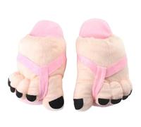 Pantofole da donna di grandi dimensioni, in cotone, con copertura per il tallone, per l'autunno e l'inverno, unisex, coppia, design divertente, comodo e per il tempo libero, Stile A03 rosa, 36/39 EU
