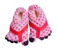 Pantofole da donna di grandi dimensioni, in cotone, con copertura per il tallone, per l'autunno e l'inverno, unisex, coppia di design, divertente articolo divertente, morbido fodera in pile per