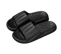 Pantofole da donna e uomo, in EVA, super morbide, antiscivolo, da bagno, da spiaggia, estive, per interni ed esterni, antiscivolo, da bagno, Nero , 44