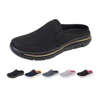 Pantofole da donna e uomo, morbide, slip-on comode, da camminare, per il tempo libero, comode da giardino, unisex, morbide e per il tempo libero, 35-48 EU, Nero , 41 EU