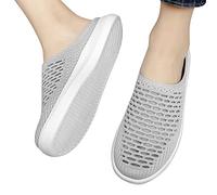 Pantofole da donna e uomo, pantofole da giardino, estive da spiaggia, sandali traspiranti, antiscivolo, 028, 37 EU