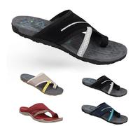 Pantofole da donna estive casual leggere traspiranti tinta unita suola piatta infradito in rete per tutti i giorni a casa all'aperto passeggiate viaggi spiaggia escursionismo comodi cursori, Nero , 37