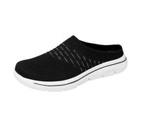 Pantofole da donna, estive, leggere, traspiranti, per il tempo libero, scarpe da giardino, scarpe estive da spiaggia, sandali, Nero , 39 EU