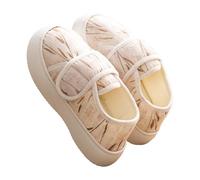 Pantofole da donna in bambù con suola morbida, pantofole da donna in softshell, leggere e calde, scarpe da casa alla moda romanzo cursori alla moda cursori softshell dolci versatili scarpe da interno