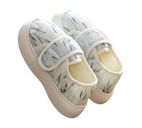 Pantofole da donna in bambù con suola morbida, pantofole da donna in softshell, leggere e calde, scarpe da casa alla moda romanzo cursori alla moda cursori softshell dolci versatili scarpe da interno