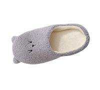 Pantofole da donna in peluche a forma di antiscivolo in schiuma a memoria calda comode invernali pantofole foderate per le donne leggere a buon mercato casual slipper per la casa interni, grigio, 42