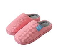 Pantofole da donna invernali, in peluche, da uomo, calde, in feltro, unisex, morbide, comode, in peluche, antiscivolo, foderate, per interni ed esterni, EU 36-44, 06 rosa., 38 EU