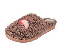 Pantofole Da Donna Jyoti Con Dettagli Di Fenicottero Foderate Calde 'Fizz'