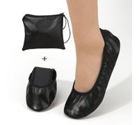 Pantofole da donna moda casual, morbide e confortevoli per interni, leggere con sensazione di piedi nudi, versatili, pieghevoli e facili da trasportare, design slip-on adatto per ballare EUR35,EUR36,E