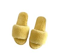 Pantofole da donna morbide, eleganti, con pompon e piedi larghi, antiscivolo, per il tempo libero, comode e traspiranti