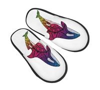 Pantofole Da Donna Orca Killer Whale Antiscivolo Scarpe Di Cotone Soffici Pantofole Pelose Per Uomo Letto Invernali L