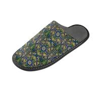 Pantofole da donna pantofole da interno pantofole per la casa per le donne (utente) pantofole da letto per le donne Art Deco albero di Natale &, Modello Art Deco Albero Di Natale & Forme, 8-8.5