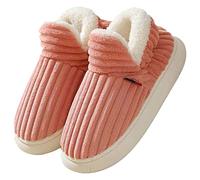 Pantofole da donna, pantofole da uomo, calde, confortevoli, in memory foam, per autunno e inverno, antiscivolo, leggere e traspiranti per interni ed esterni, scarpe per la casa, 1 D, 39 EU