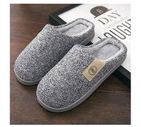 Pantofole da Donna Pantofole in Cotone da Uomo Nuova Casa Fondo Spesso Interno da Pavimento per la Casa Coppia Pantofole in Cotone da Uomo Pantofole Invernali Slip on da Casa (Colore : B, Dimensioni