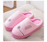 Pantofole da Donna Pantofole in Cotone Donna Inverno Casa per Interni Coppia Semplice Autunno e Inverno Pantofole Calde per la casa Slip on Pantofole da casa (Colore: Viola, Dimensioni: 38-39) (Rosa