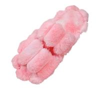 Pantofole da donna pelose da donna: versatili per interni ed esterni, con tomaia e suola morbida, perfette per feste, riunioni, abbigliamento casual, vacanze e giornate in spiaggia, Rosso anguria, 40