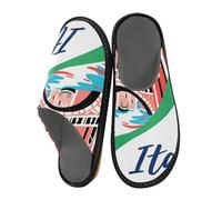 Pantofole da donna per la casa, pantofole da donna, in memory foam, scarpe da casa per letto, Benvenuti in Italia Paesaggio Cultura, 39.5/40 EU