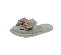 Pantofole da Donna Scarpe Rosa Donne Slifori per la casa Grande Testa a Farfalla Eva Slide morbide comode Calzature da Donna in Punta Chiusa