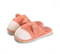 Pantofole da Donna Simpatiche Pantofole in Cotone da Coppia Corgi Donna Autunno e Inverno Calore Domestico per Interni Bambini Pantofole da Uomo Slip on (Colore : A, Dimensioni : 44/45) (A 36/37)