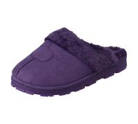 Pantofole Da Donna Spot On In Finta Pelliccia Foderate Slip On Per Casa X2R131
