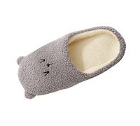 Pantofole da donna Tex con schienale confortevole, memoria di forma, pantofole calde e invernali, pantofole in peluche, pantofole antiscivolo, casual, pantofole per la casa, Babouche Drole Kawai