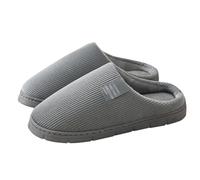 Pantofole da donna uomo in schiuma di memoria pantofole invernali per la casa pantofole unisex adulto scarpe interne invernali comode leggere per la casa EU36-41, 2 grigio, 40 EU