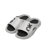 Pantofole da esterno in EVA con suola spessa e antiscivolo, adatte sia for la spiaggia uomo che donna a casa in estate(GRAY,42-43)