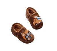 Pantofole da massaggio per bambini, a forma di animale, per l'inverno, calde, per interni ed esterni, suola morbida, antiscivolo, Caff, 36 EU