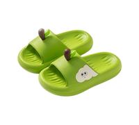 Pantofole da ragazza con graziosa nuvola, suola morbida per interni ed esterni come comodi sandali estivi, verde, 32 EU