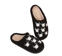 Pantofole da ragno da uomo, pantofole di Natale di , morbide e confortevoli, pantofole in peluche caldo e confortevole con suola in gomma per le vacanze, 38 EU, 37 EU