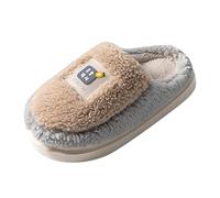 pantofole da uomo 2022 couple da uomo in stile coreano possono indossare pantofole di cotone antiscivolo spesse all'interno all'esterno scarpe da uomo giallo nero, b, 41 EU